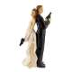 Figurine mariage couple de mariés espions : illustration
