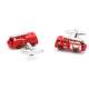 Boutons de manchette camion pompiers mail rouge : illustration