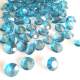 100 Diamants de table 10 mm bleu canard  : illustration