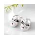 Boucles clou doreille Masque de Pierrot : illustration