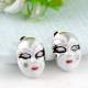 Boucles clou doreille Masque de Pierrot : illustration