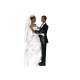 Figurine Mariage Maris de Couleur 23 cm : illustration