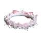Couronne Enfant Cortege Mariage Communion Satin Rose ... : illustration