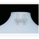 Parure Mariage Bijoux Ton Argent Cristal Clair : illustration