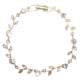 Bracelet Mariage Plaqu or Jaune et oxydes de zirconium : illustration