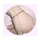 Bracelet Mariage Plaqu or Jaune et oxydes de zirconium : illustration