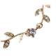 Bracelet Mariage Plaqu or Jaune et oxydes de zirconium : illustration
