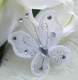 Papillons Blanc Strass Décoration de Table Mariage  : illustration