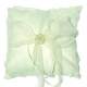 Coussin Mariage Carr Porte Alliance Ivoire et Perles : illustration