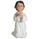 Figurine sujet de communion garon agenouill : illustration