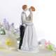 Figurine mariage couple de maris tendresse : illustration