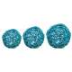 9 boules rotin diamtre assortis turquoise Dcoration ... : illustration