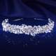Serre-tte Mariage Diademe Argent Cristal Clair : illustration