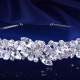 Serre-tte Mariage Diademe Argent Cristal Clair : illustration