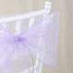 Noeud de Chaise Mariage Organza Lavande x 10 : illustration