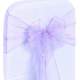 Noeud de Chaise Mariage Organza Lavande x 10 : illustration