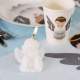 Bougie Mariage Ange Blanc Dcoration Baptme / Nol : illustration