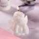 Bougie Mariage Ange Blanc Dcoration Baptme / Nol : illustration