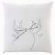 Coussin Porte Alliance Colombe Accessoires Mariage : illustration
