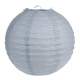 Lampion Lanterne Boule Chinoise en Papier Gris x 2 : illustration