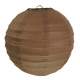 Lampion Lanterne Boule Chinoise en Papier Chocolat ... : illustration