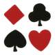 Confettis de Table Casino ou Poker : illustration