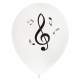 Ballons Mariage Cl de Sol Thme Musique : illustration