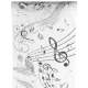 Chemin de table musique  : illustration