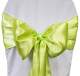 Noeud de chaise mariage satin vert anis : illustration