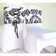 Noeud de chaise mariage corset baroque noir et blanc ... : illustration