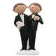 Figurine Mariage Couple de Mariés Mr et Mr  : illustration