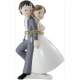 Figurine Mariage Couple de Maris Enchains  : illustration