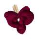 8 orchidées Bordeaux sur clip naturel Déco de table : illustration