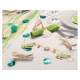 Kit dco de table turquoise et vert 