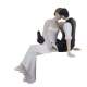 Figurine mariage couple amoureux : illustration