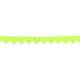 Guirlande coeurs vert anis de 3 m en papier ignifugé  : illustration