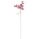 4 orchidées et perles rose sur pique 25 cm déco mariage : illustration