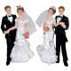 Figurine mariage couple maris 14 cm : illustration