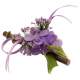 6 fleurs des champs lilas sur bois Décoration mariage : illustration