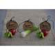 Marque-places en carton 100% nature + cordon : illustration