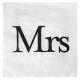 Serviettes de table Mrs (Madame) Mr & Mrs Robe en ... : illustration