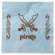 20 serviettes de table Pirate bleu ciel : illustration