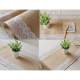 Chemin de table de mariage toile de jute et dentelle  : illustration