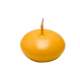 24 bougies flottantes orange : illustration