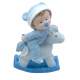 Figurine sujet bb garon sur cheval  bascule : illustration