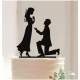 Dcor  gteau demande en mariage : illustration