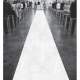 Tapis blanc 1x15 m pour crmonie de mariage  : illustration