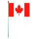 Drapeau Canada en plastique : illustration