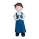 Figurine sujet communiant mains jointes new style : illustration