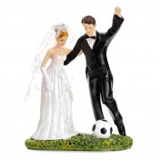 Figurine mariés football